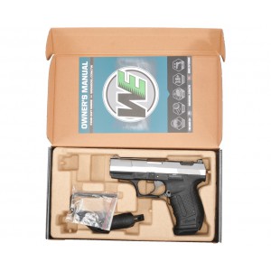 Страйкбольный пистолет WE Walther P99 6 мм, CO2, silver, WE-PX001-SV-CO2